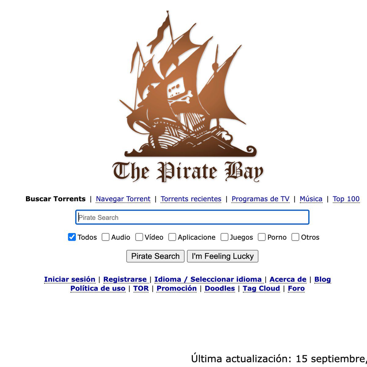 The pirate bays descargar peliculas Actualizado marzo 2024