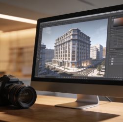 La evolución tecnológica en la visualización arquitectónica mediante el render y la fotografía